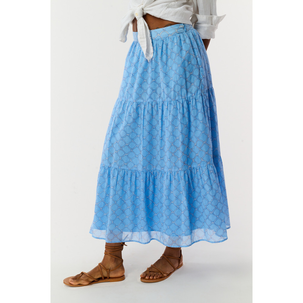 Roller Rabbit Ruban Carlisa Skirt Size SBLUE / S
